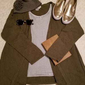 Coldwater Creek Open Front Sweater